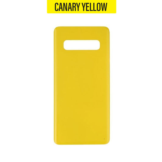 Back Battery Cover Glass Replacement for Galaxy S10 Plus G975 - Canary Yellow
