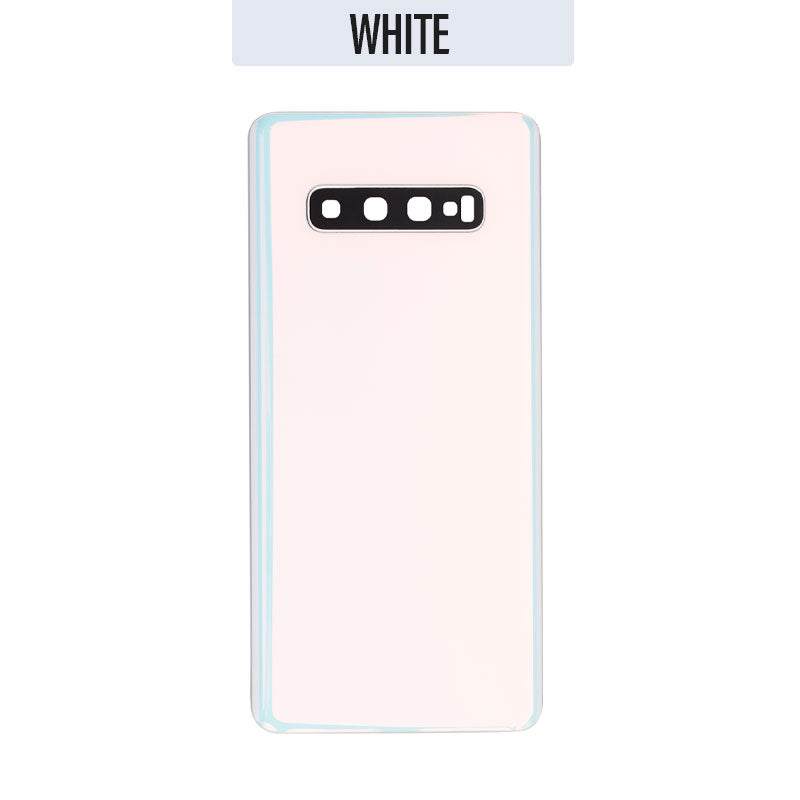 Back Battery Cover Glass With Camera Lens for Galaxy S10 Plus G975