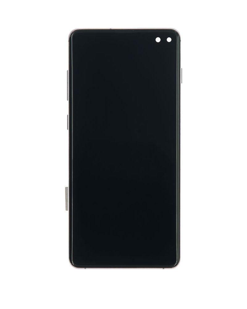 LCD Touch Screen Assembly with Frame For Galaxy S10 Plus- As New- Prism Black