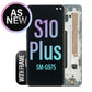 LCD Touch Screen Assembly with Frame For Galaxy S10 Plus- As New- Prism Black