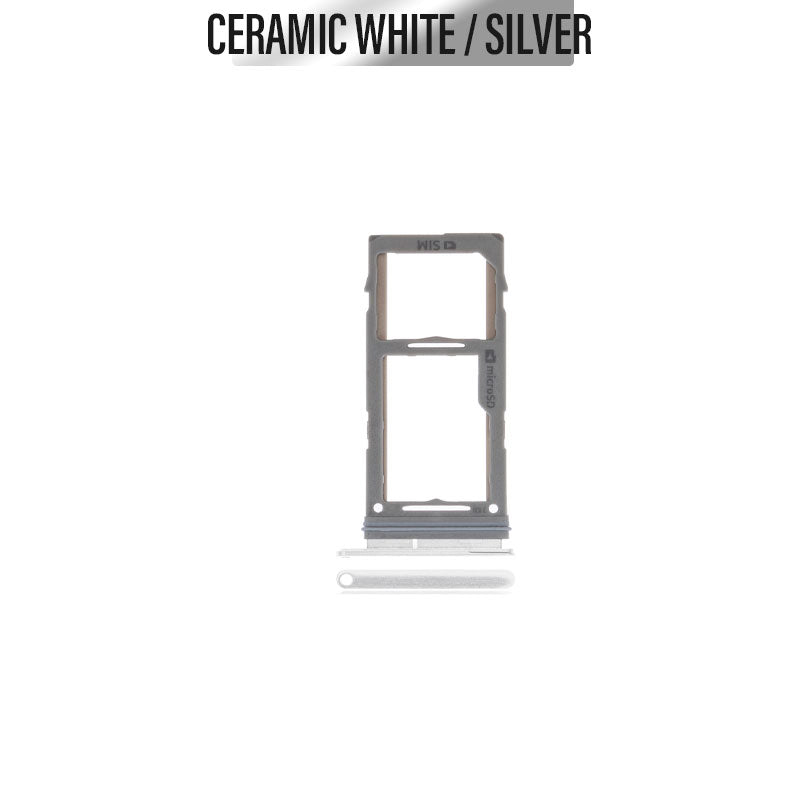 Sim Card Tray For Galaxy S10 Plus - Silver