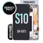LCD Digitizer Screen Assembly with Frame Service Pack for Galaxy S10 G973 - Prism White