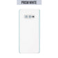Back Battery Cover Glass with Camera Lens for Galaxy S10E G970 - White