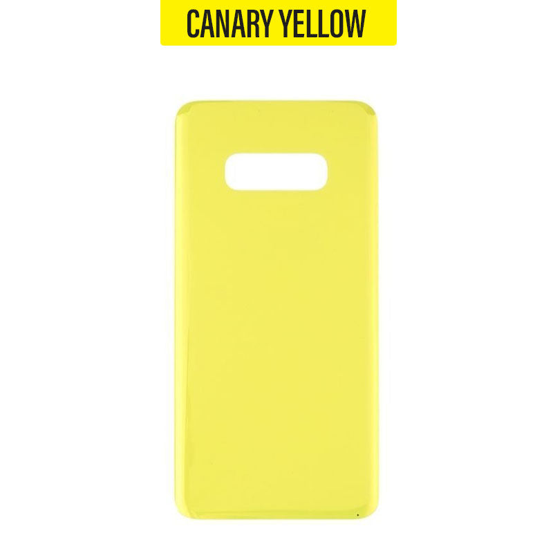 Back Battery Cover Glass for Galaxy S10E G970 - Yellow