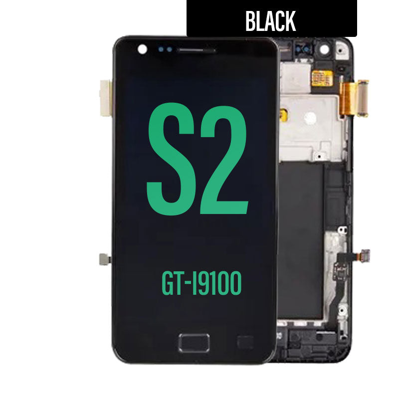 LCD Touch Screen Assembly with Frame For Galaxy S2