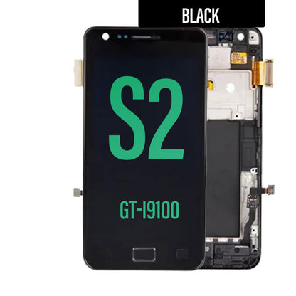 LCD Touch Screen Assembly with Frame For Galaxy S2