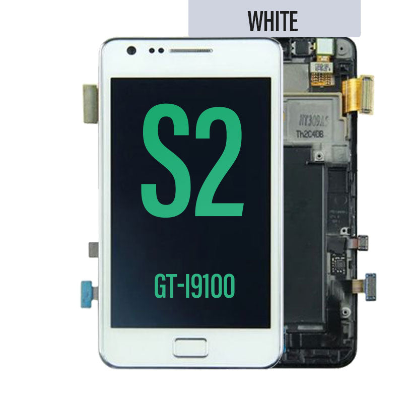 LCD Touch Screen Assembly with Frame For Galaxy S2