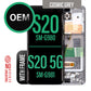 OLED LCD Digitizer Screen Assembly with Frame Replacement for Galaxy S20/ S20 5G G981 - Cosmic Grey