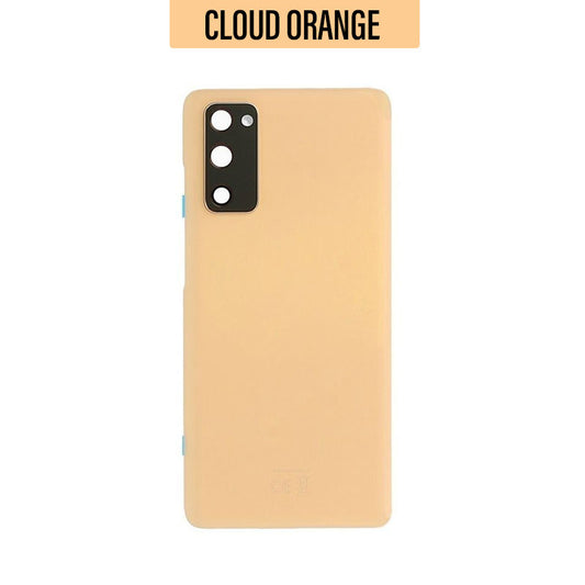Back Battery Cover Glass for Galaxy S20 FE G780-G781 - Cloud Orange