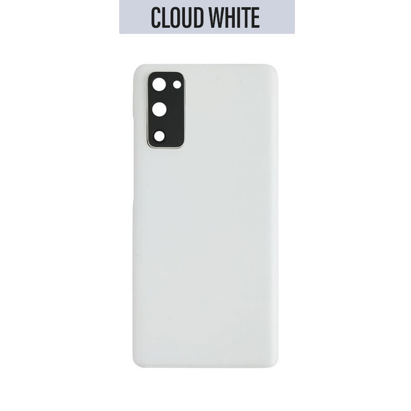 Back Battery Cover Glass for Galaxy S20 FE G780-G781 - Cloud White