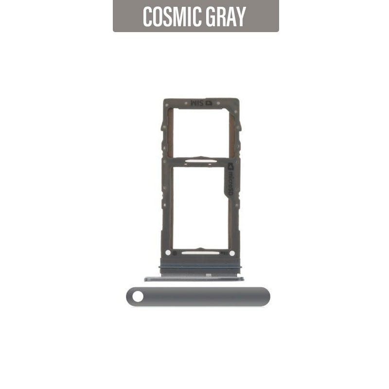 Sim/ Memory Card Tray For Galaxy S20 Plus - Cosmic Gray