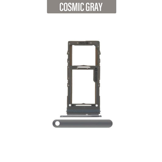 Sim/ Memory Card Tray For Galaxy S20 Plus - Cosmic Gray