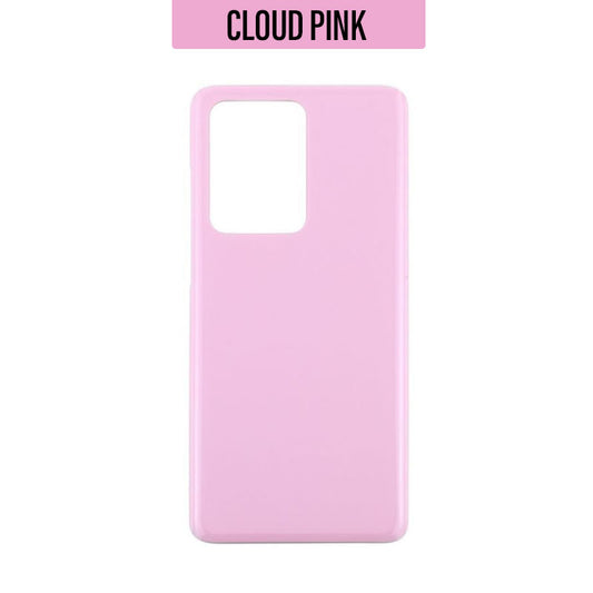 Back Battery Cover Glass For Galaxy S20 Ultra / S20 Ultra 5G - Cloud Pink