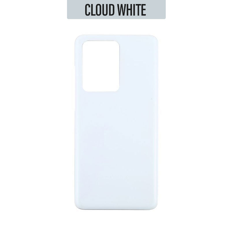 Back Battery Cover Glass For Galaxy S20 Ultra / S20 Ultra 5G - Cloud White