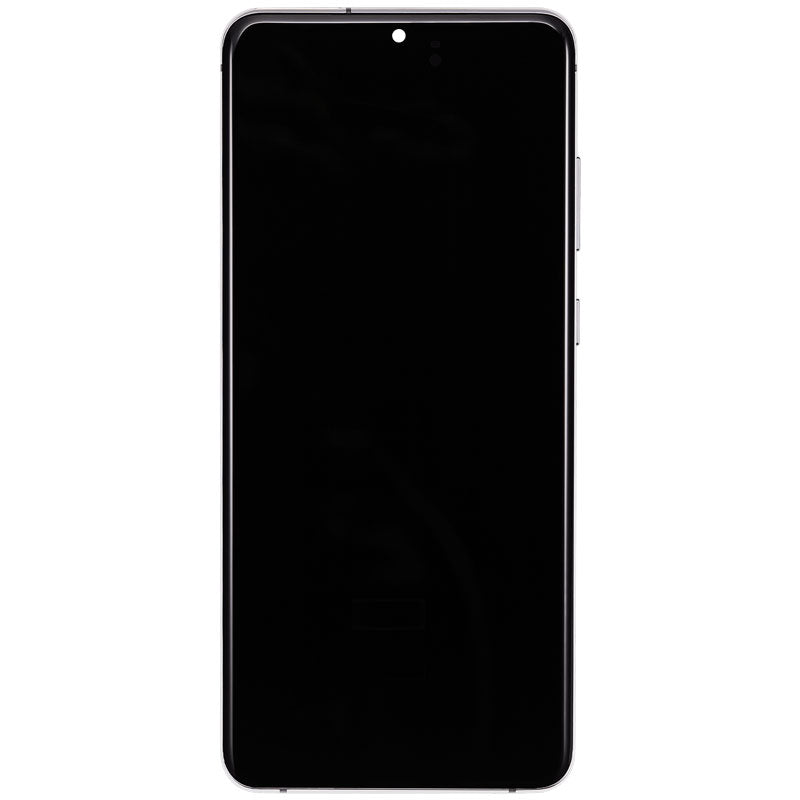 LCD Digitizer Screen Assembly with Frame Service Pack for Galaxy S20 Ultra/ S20 Ultra 5G G988 - Cloud White