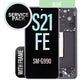 LCD Digitizer Screen Assembly with Frame Service Pack Replacement for Galaxy S21 FE G990 - Olive