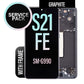 LCD Digitizer Screen Assembly with Frame Service Pack Replacement for Galaxy S21 FE G990 - Graphite