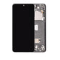 LCD Touch Screen Assembly with Frame Replacement (As New) for Galaxy S21 Plus- Phantom Black