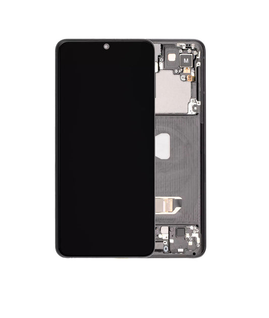 LCD Touch Screen Assembly with Frame Replacement (As New) for Galaxy S21 Plus- Phantom Black