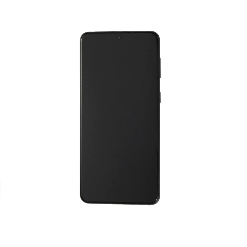 LCD Digitizer Screen Assembly with Frame (As New) Replacement for Galaxy S21/ S21 5G G990F - Phantom Gray