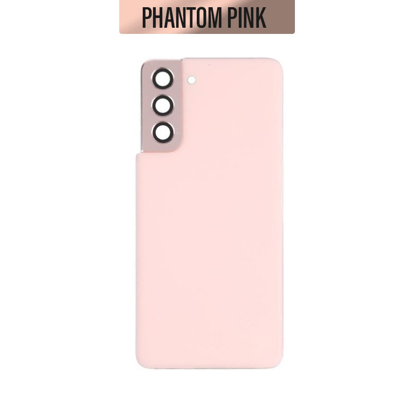 Back Battery Cover Glass With Camera Lens Replacement for Galaxy S21/ S21 5G - Phantom Pink