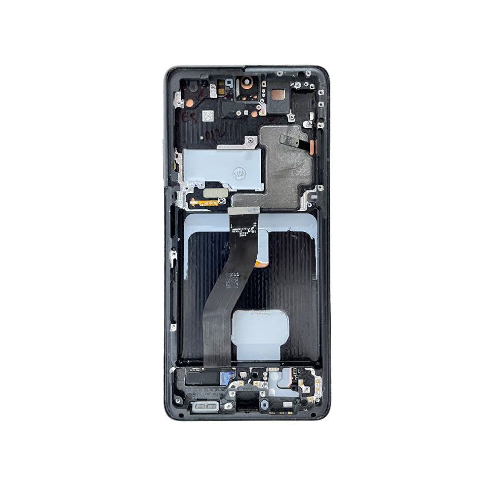 LCD Touch Screen Assembly with Frame Replacement (As New) for Galaxy S21 Ultra - Phantom Navy