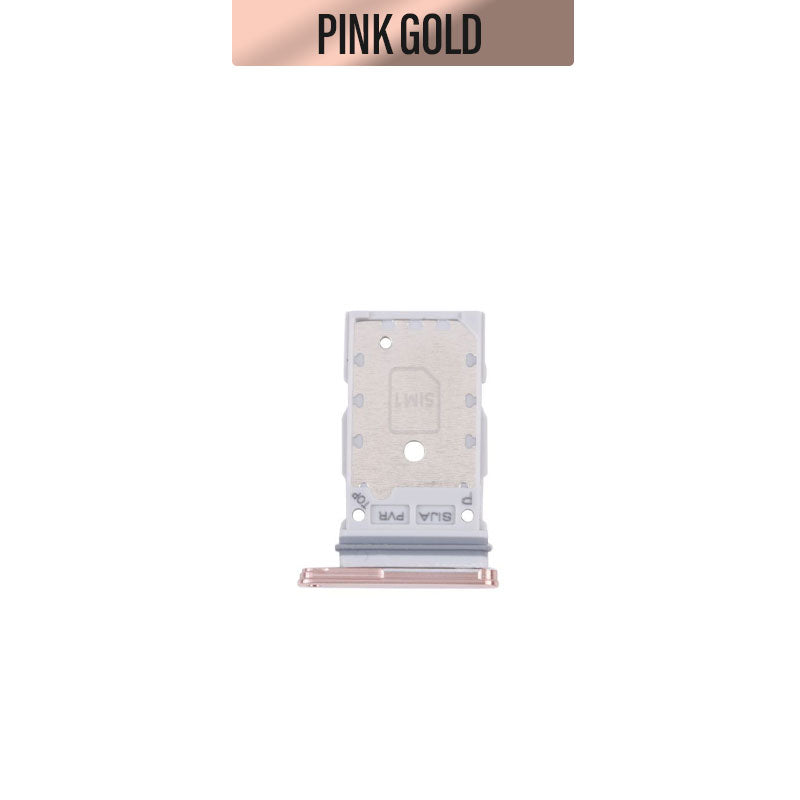 Sim Card Tray For Galaxy S22/ S22 Plus - Pink Gold