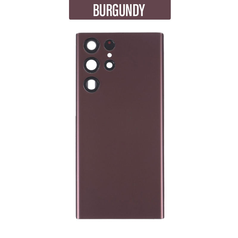Battery Back Cover with Camera Lens For Galaxy S22 Ultra 5G S908