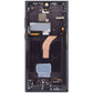 LCD Touch Screen Assembly with Frame Replacement (As New) for Galaxy S22 Ultra - Phantom Black