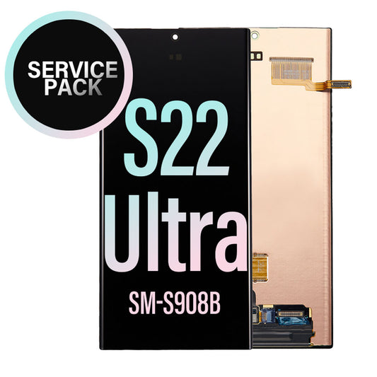 LCD Touch Screen Assembly (Service Pack) Replacement for Galaxy S22 Ultra 5G S908