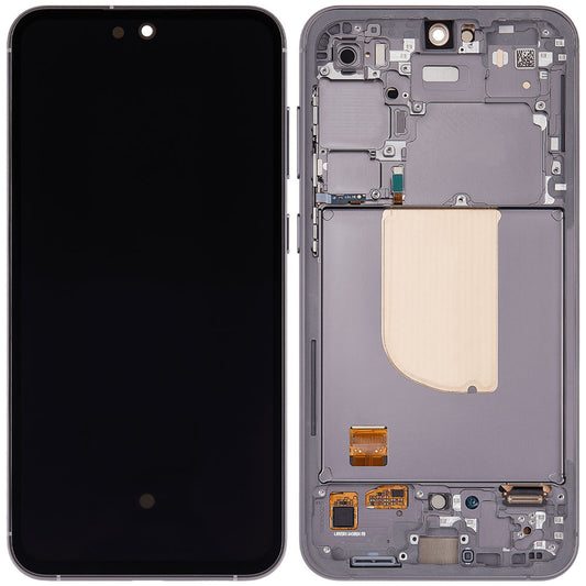 LCD Touch Screen Assembly With Frame For Galaxy S23 FE-Graphite (As New)