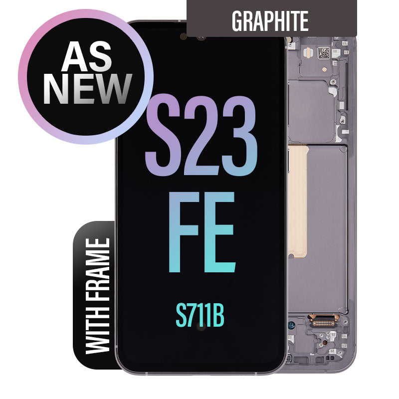 LCD Touch Screen Assembly With Frame For Galaxy S23 FE-Graphite (As New)