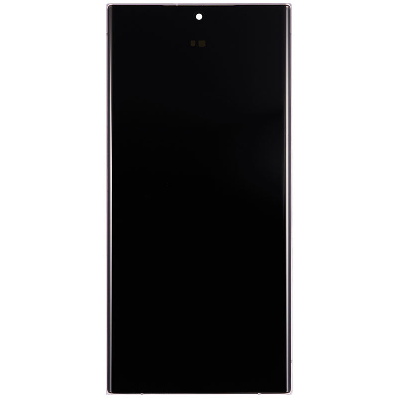LCD Touch Screen Assembly With Frame For Galaxy S23 Ultra - As New - Lavender