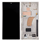 LCD Touch Screen Assembly With Frame For Galaxy S23 Ultra - As New - Cream