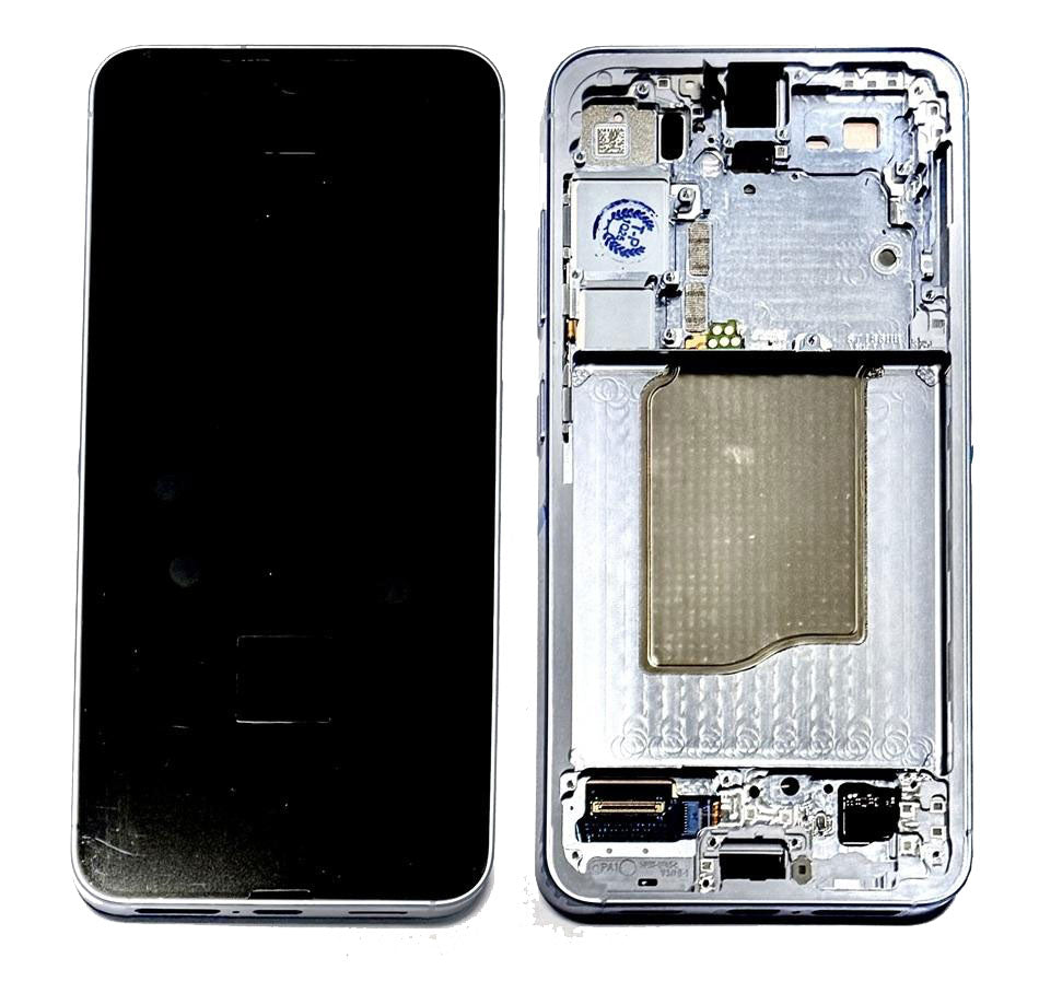 LCD Touch Screen Replacement With Frame For Galaxy S25 5G - Silver Shadow