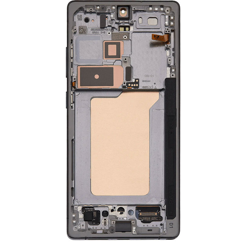 LCD Touch Screen Assembly with Frame Replacement (As New) for Galaxy S25 Ultra- Titanium Black