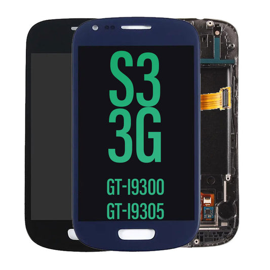 LCD Touch Screen Assembly with Frame For Galaxy S3 3G