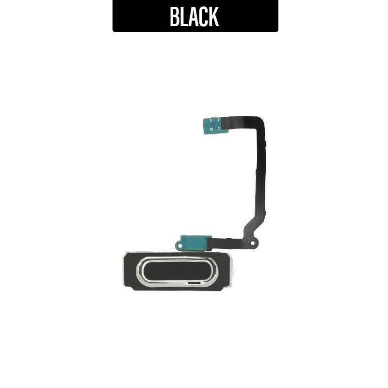 Home Button with Flex Cable For Galaxy S5 - Black