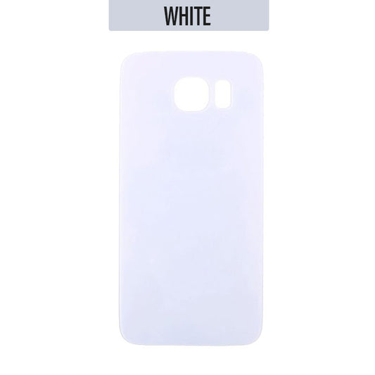 Back Glass Cover For Galaxy S6 - White Pearl