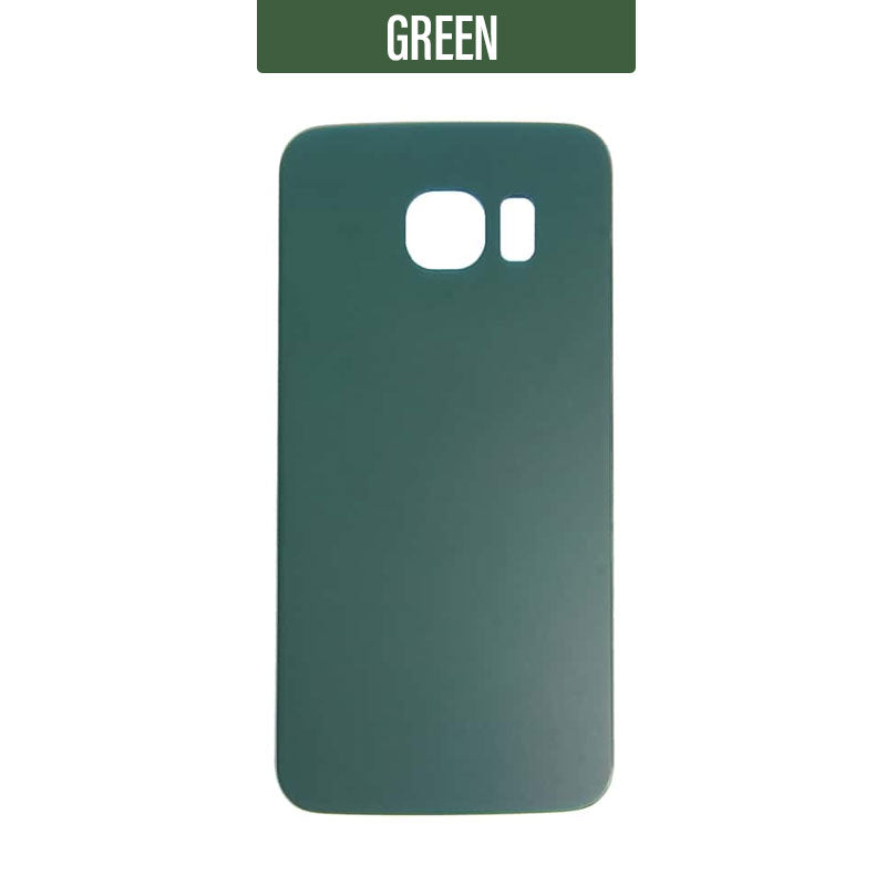 Back Glass Cover For Galaxy S6 Edge - Green