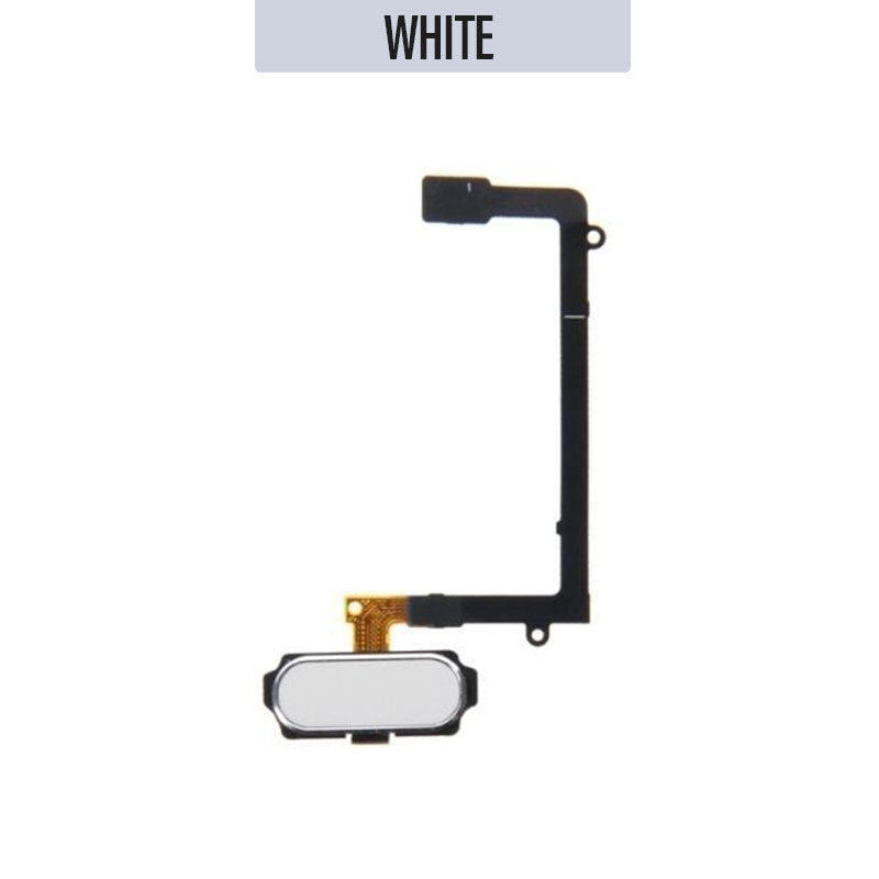 Home Button Flex Assembly For Galaxy S6 Edge - White