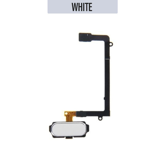 Home Button Flex Assembly For Galaxy S6 Edge - White