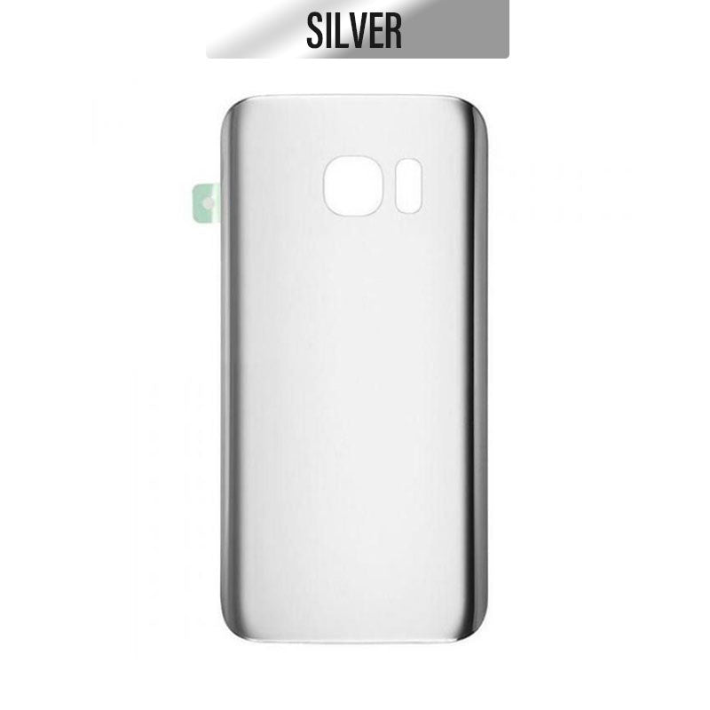 Back Glass Cover For Galaxy S7 - Silver