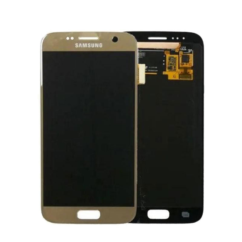 LCD Digitizer Screen Assembly Service Pack for Galaxy S7 G930 -  Gold