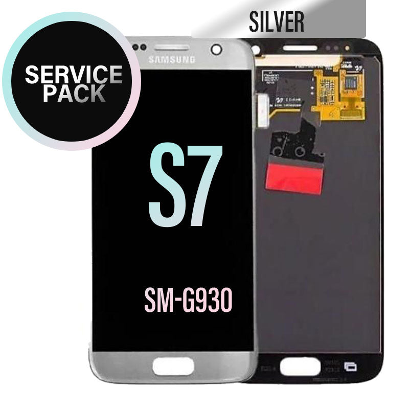 LCD Digitizer Screen Assembly Service Pack for Galaxy S7 G930 -  Silver