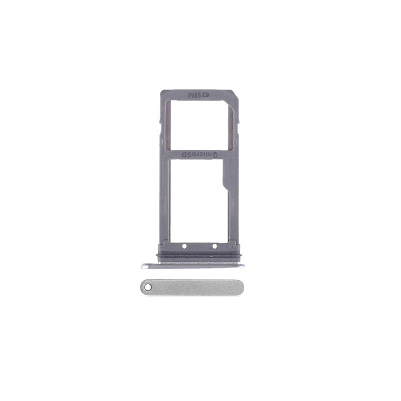 Sim Card Tray Dual Sim For Galaxy S7/S7 Edge - Silver