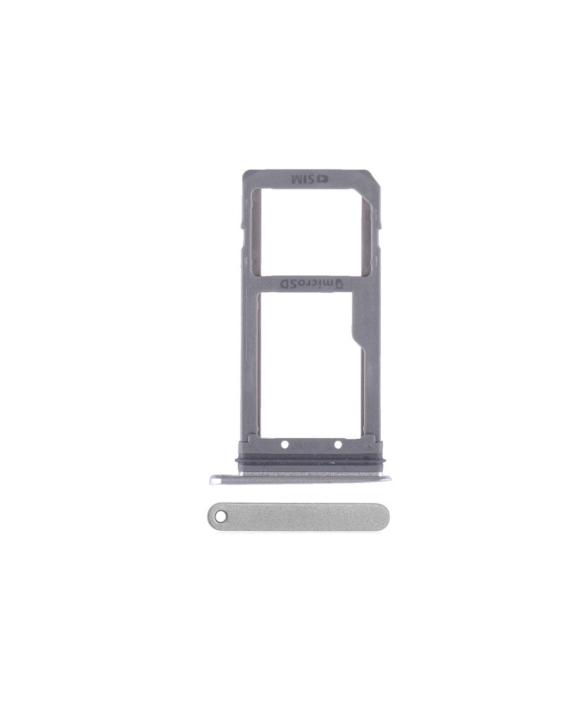 Sim Card Tray Dual Sim For Galaxy S7/S7 Edge - Silver