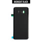 Back Glass Cover Replacement with camera lens For Galaxy S8 Plus G955 - Midnight Black