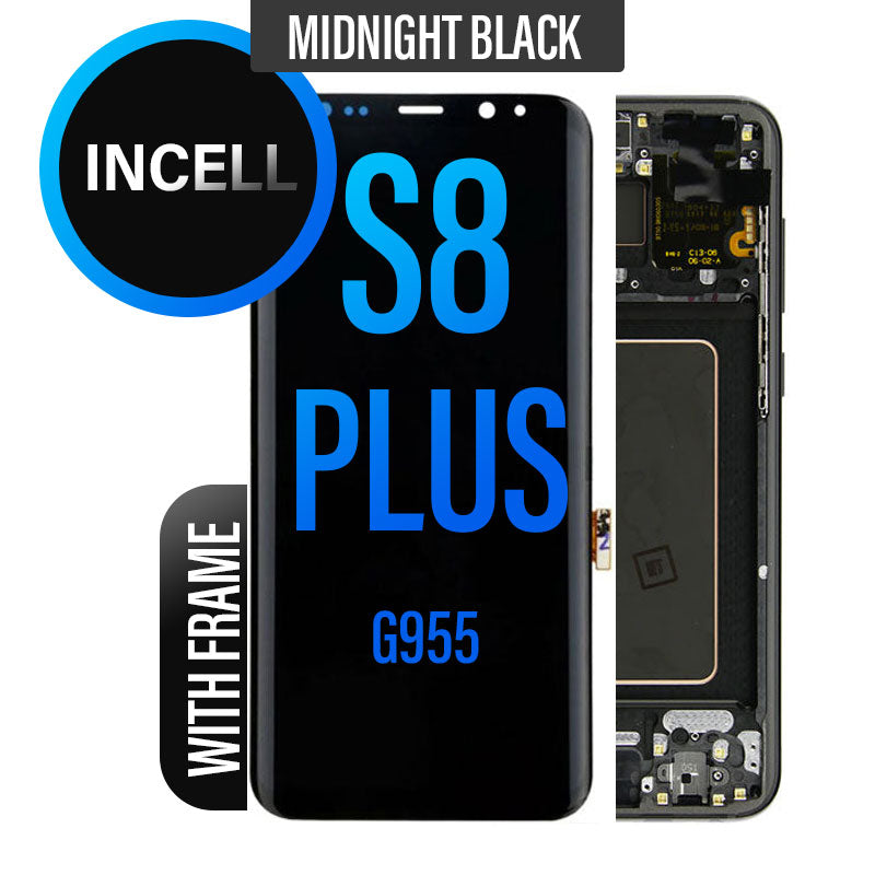 LCD Digitizer Screen Assembly With Frame Incell for Galaxy S8 Plus G955 - Midnight Black