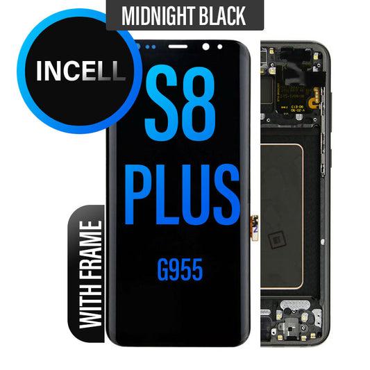 LCD Digitizer Screen Assembly With Frame Incell for Galaxy S8 Plus G955 - Midnight Black